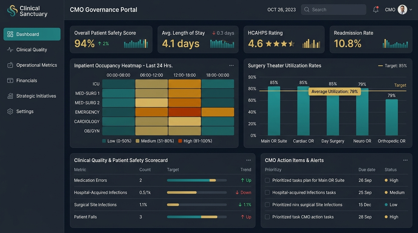 Aliwudi CS Chief Medical Officer Desktop Interface Preview (Slide 1)